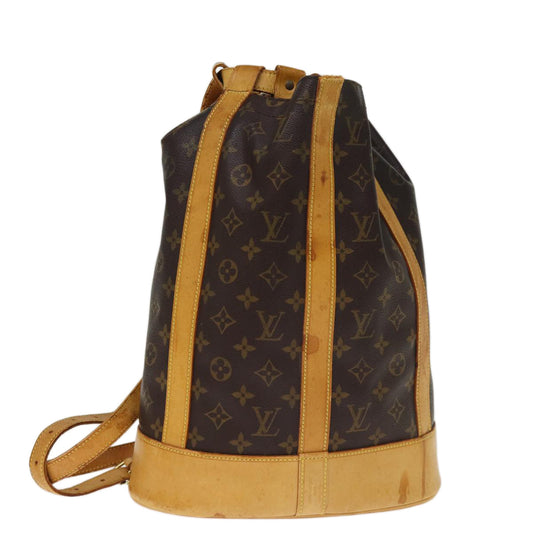 LOUIS VUITTON Monogram Randonnee PM Shoulder Bag M42243 LV 74361