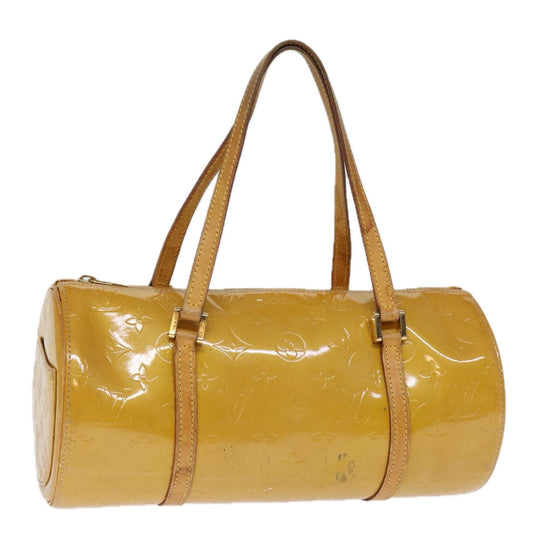 LOUIS VUITTON Monogram Vernis Bedford Hand Bag Beige M91006 LV 74366