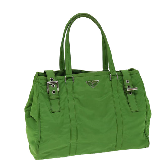 PRADA Shoulder Bag Nylon Green  74404