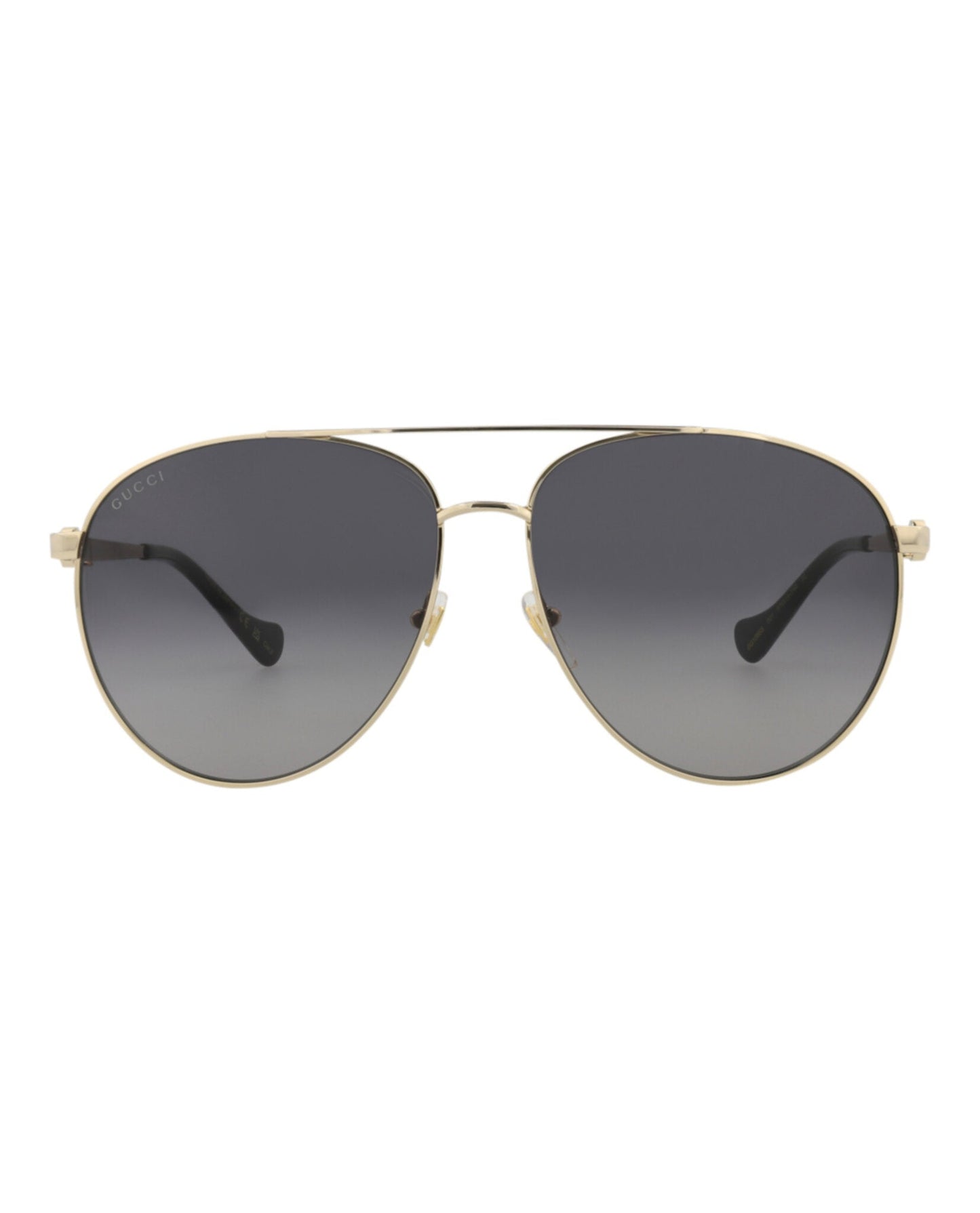 Aviator-Frame Metal Sunglasses