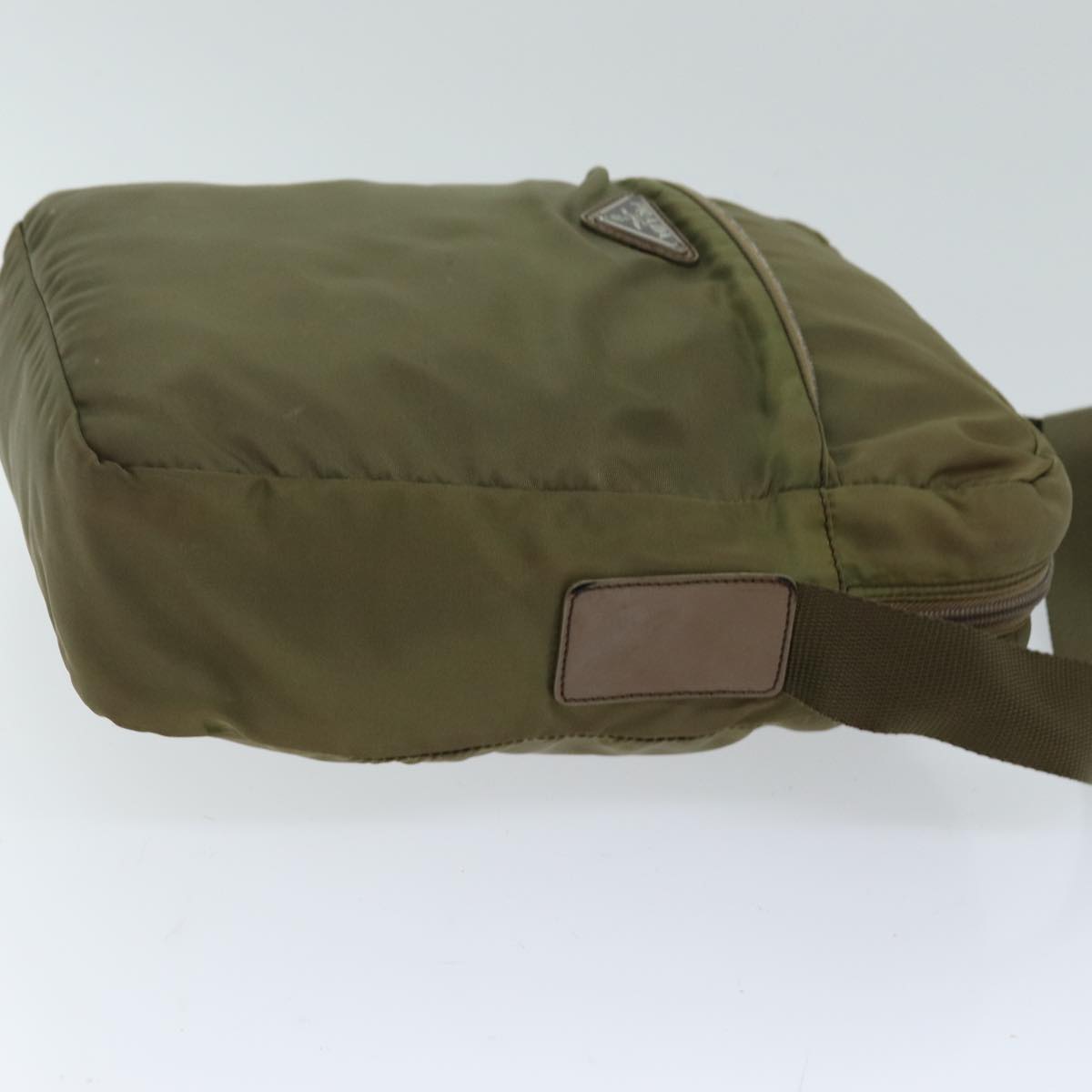 PRADA Shoulder Bag Nylon Khaki  74417