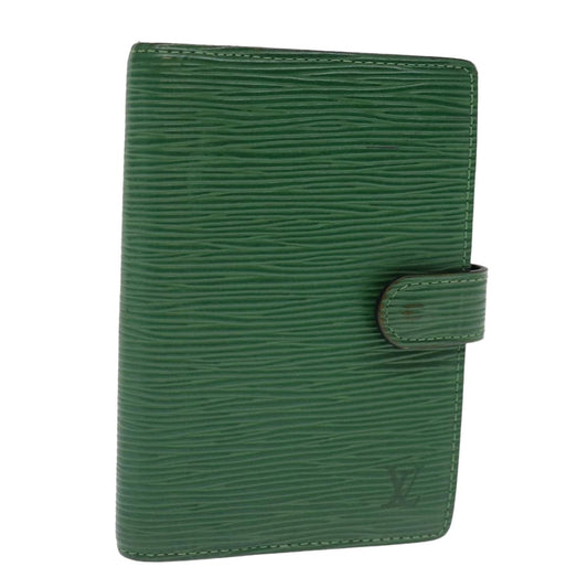 LOUIS VUITTON Epi Agenda PM Day Planner Cover Green R20054 LV 74420