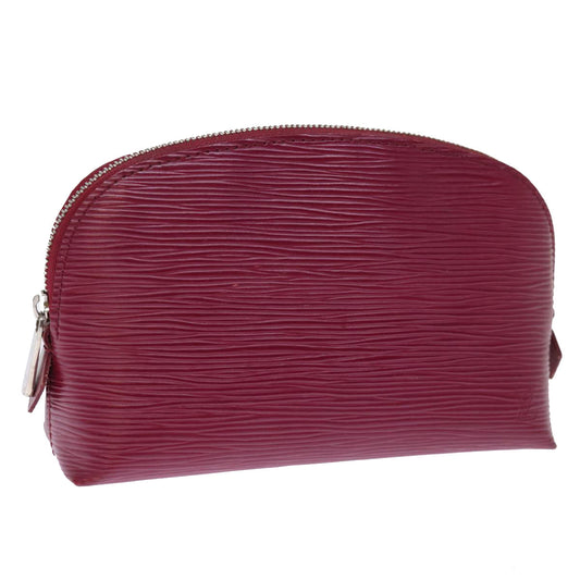 LOUIS VUITTON Epi Pochette Cosmetic PM Pouch Fuchsia M40641 LV 74421