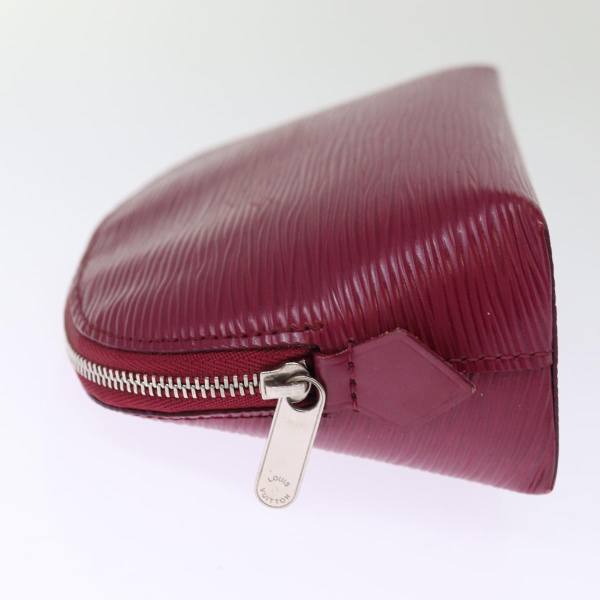 LOUIS VUITTON Epi Pochette Cosmetic PM Pouch Fuchsia M40641 LV 74421