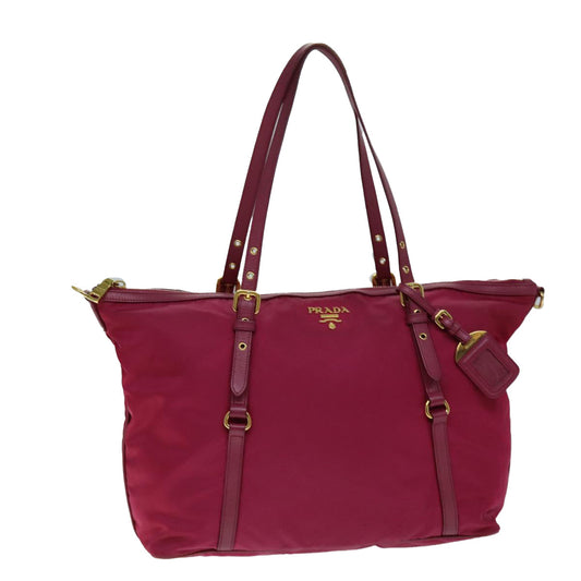 PRADA Tote Bag Nylon Pink  74470