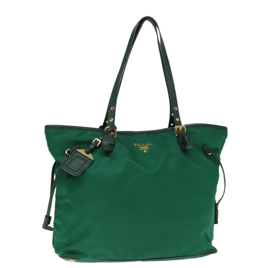 PRADA Tote Bag Nylon Green  74471