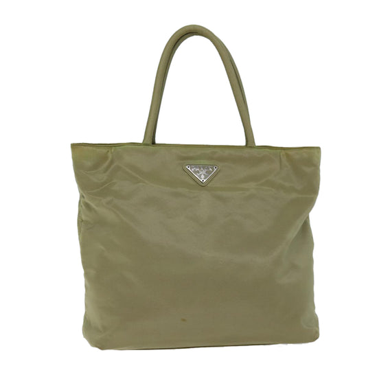 PRADA Tote Bag Nylon Beige  74472