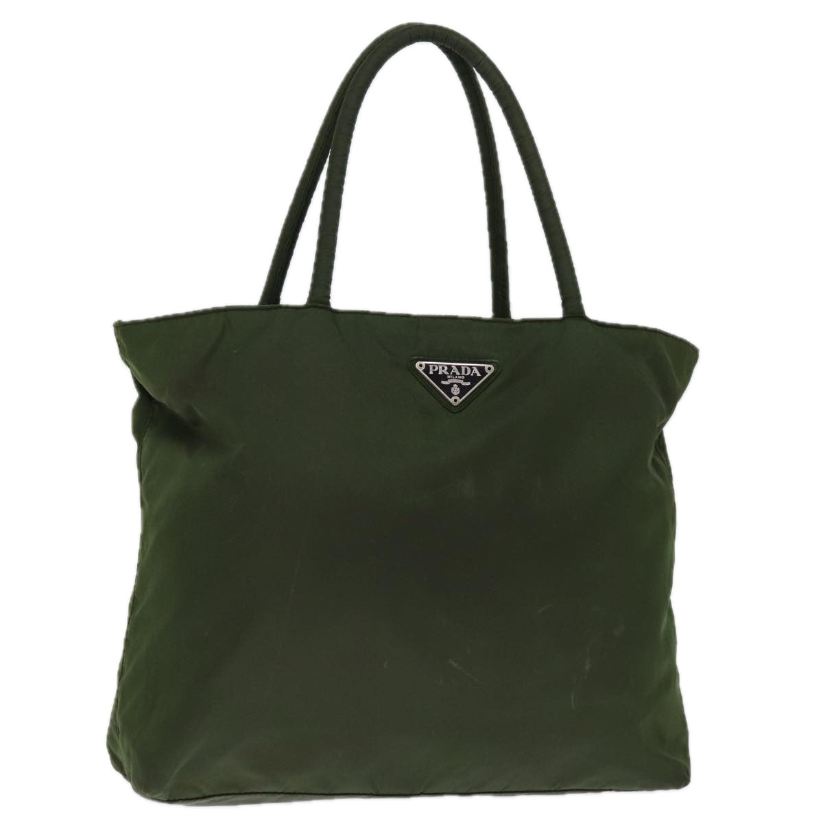 PRADA Tote Bag Nylon Khaki  74492