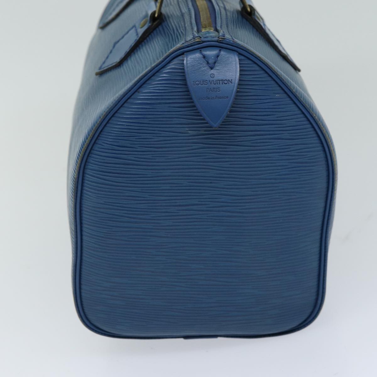 LOUIS VUITTON Epi Speedy 25 Hand Bag Toledo Blue M43015 LV 74506