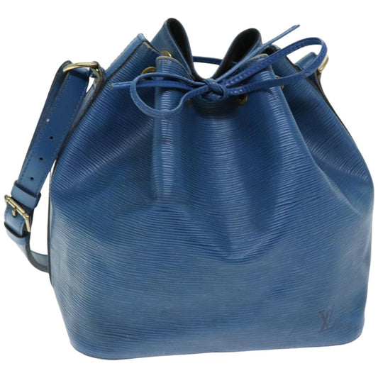 LOUIS VUITTON Epi Petit Noe Shoulder Bag Blue M44105 LV 74515