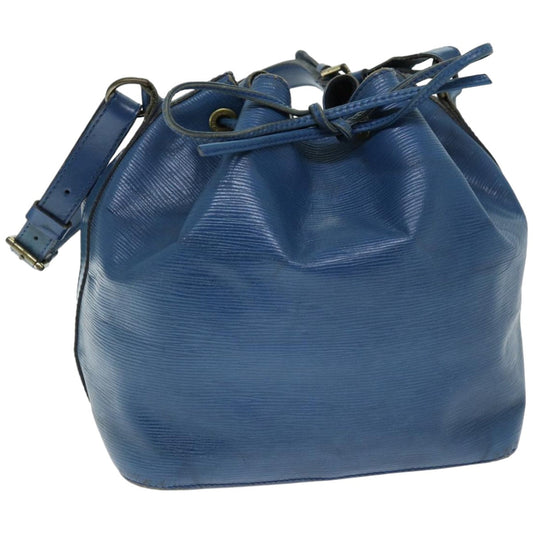LOUIS VUITTON Epi Petit Noe Shoulder Bag Blue M44105 LV 74516