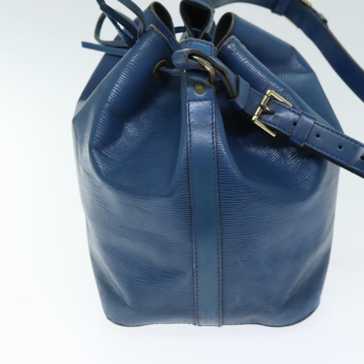 LOUIS VUITTON Epi Petit Noe Shoulder Bag Blue M44105 LV 74516