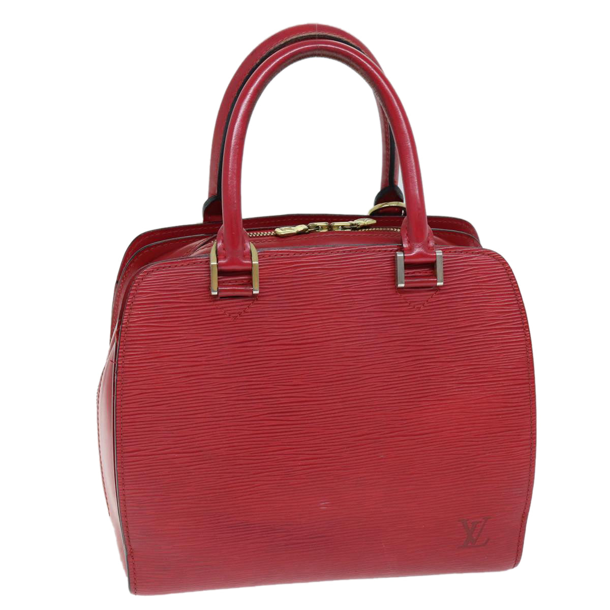 LOUIS VUITTON Epi Pont Neuf Hand Bag Red M52057 LV 74524