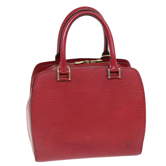 LOUIS VUITTON Epi Pont Neuf Hand Bag Red M52057 LV 74524