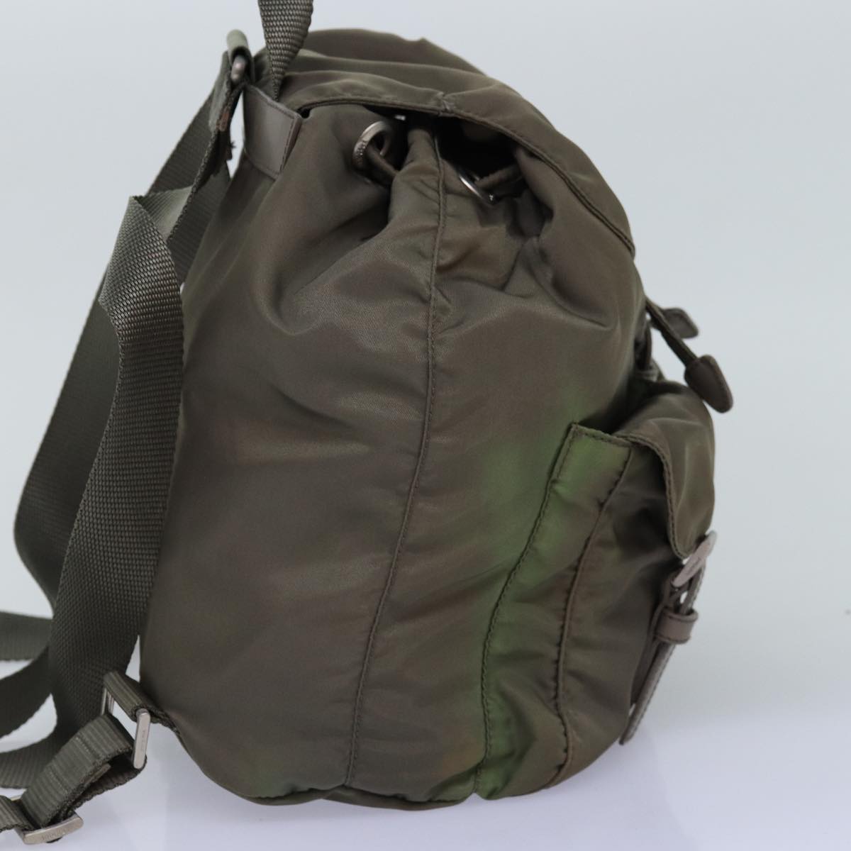 PRADA Backpack Nylon Brown  74574