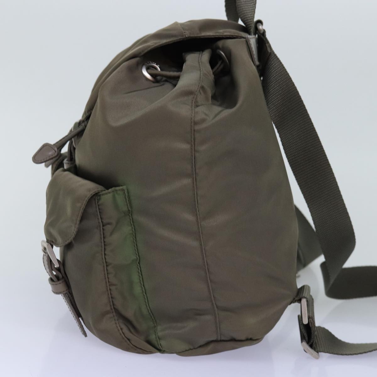 PRADA Backpack Nylon Brown  74574