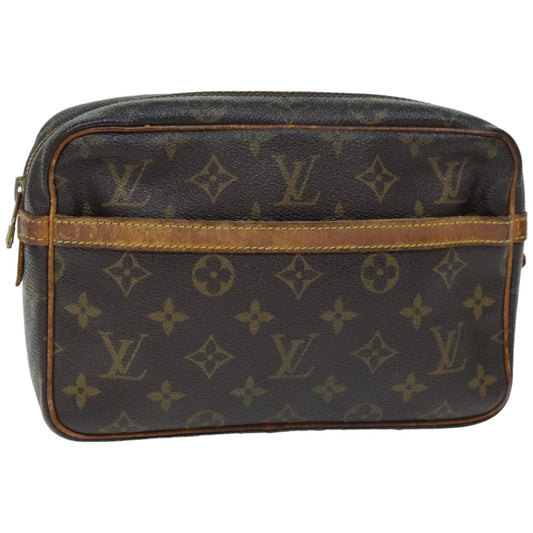 LOUIS VUITTON Monogram Compiegne 23 Clutch Bag M51847 LV 74580