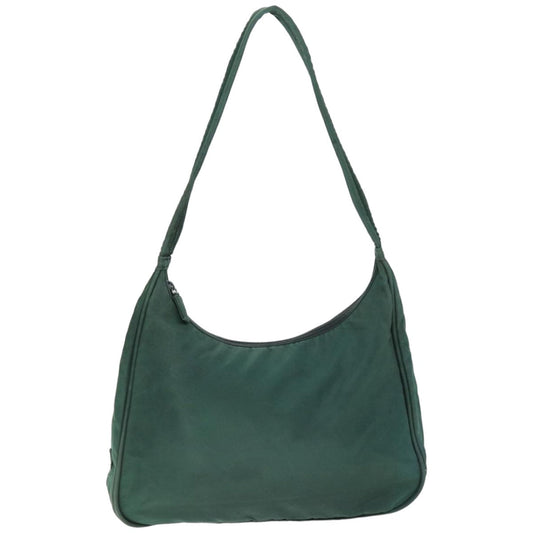 PRADA Shoulder Bag Nylon Green  74632