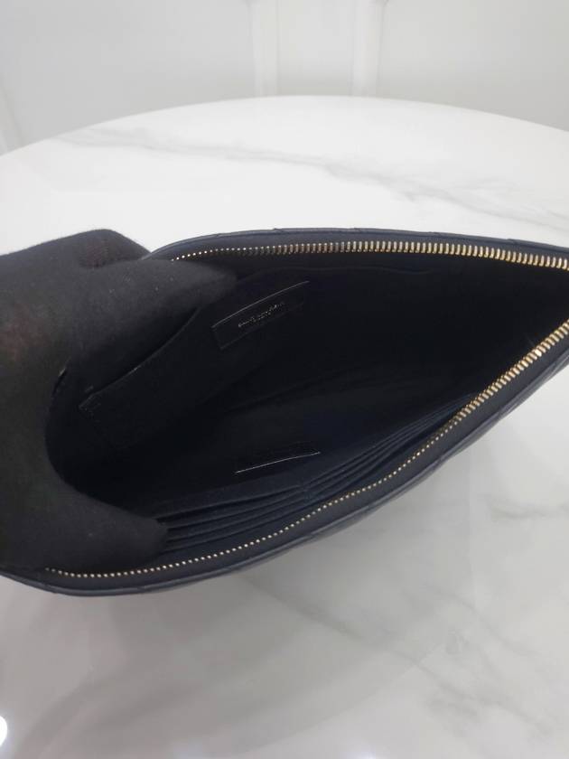 Saint Laurent Yip New Medium Gold Clutch Bag