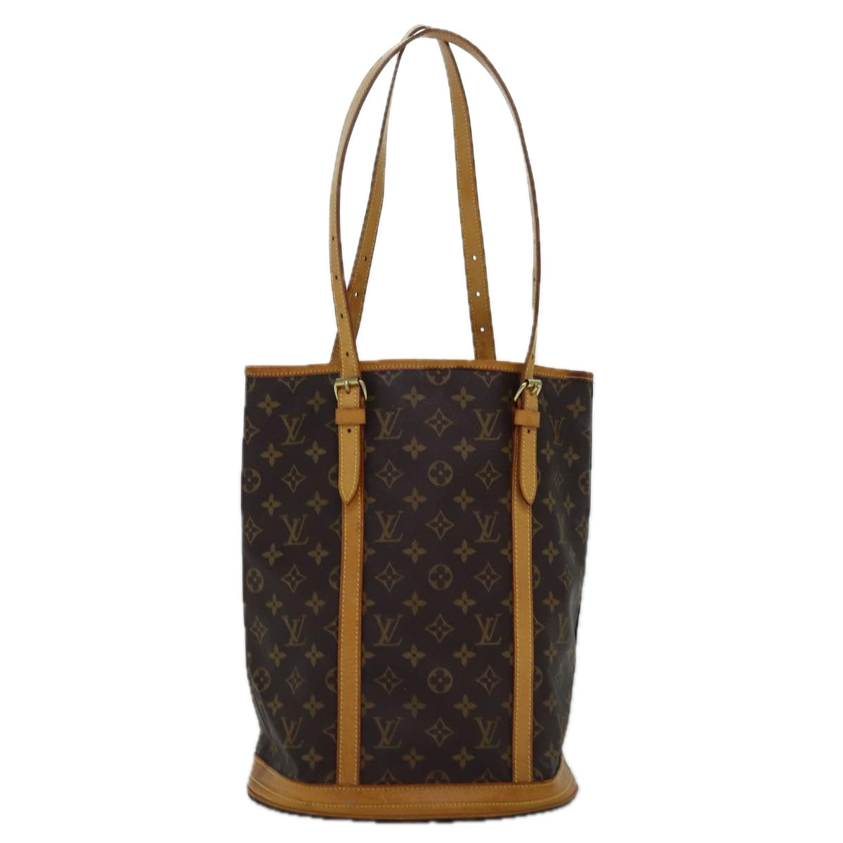 LOUIS VUITTON Monogram Bucket GM Shoulder Bag M42236 LV 74715