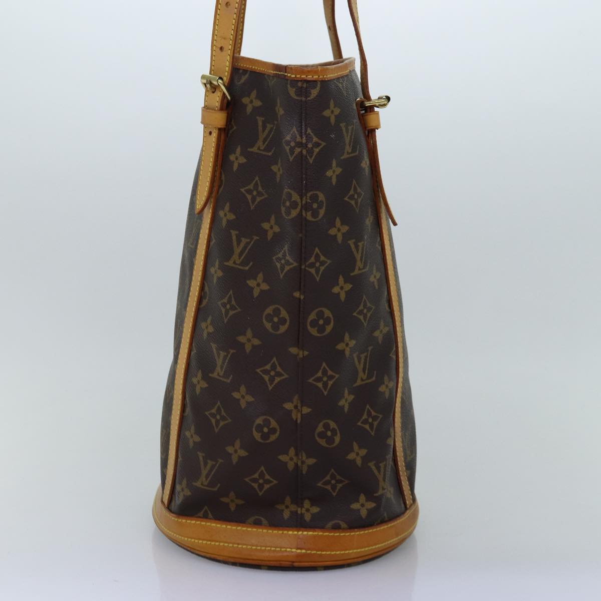 LOUIS VUITTON Monogram Bucket GM Shoulder Bag M42236 LV 74715