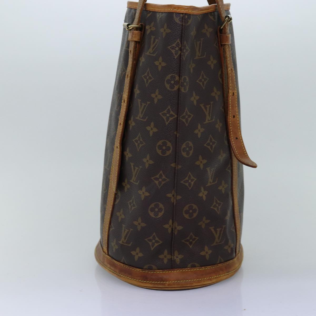 LOUIS VUITTON Monogram Bucket GM Shoulder Bag M42236 LV 74716