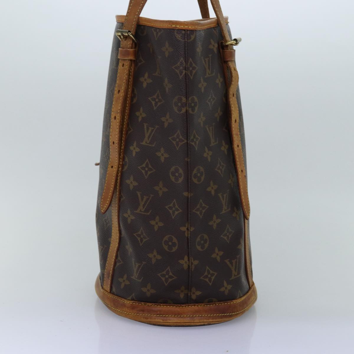 LOUIS VUITTON Monogram Bucket GM Shoulder Bag M42236 LV 74716