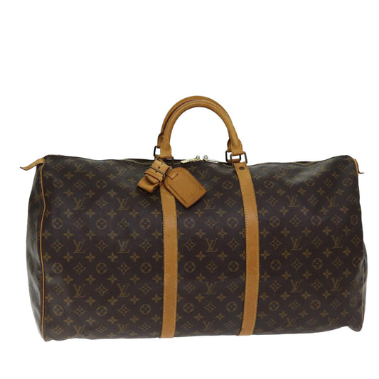 LOUIS VUITTON Monogram Keepall 60 Boston Bag M41422 LV 74727