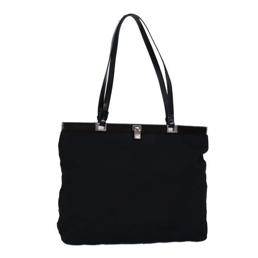 PRADA Hand Bag Nylon Black  74736