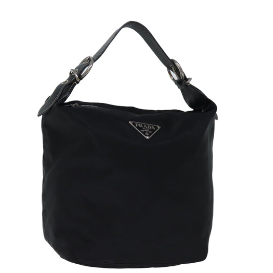 PRADA Hand Bag Nylon Black  74738