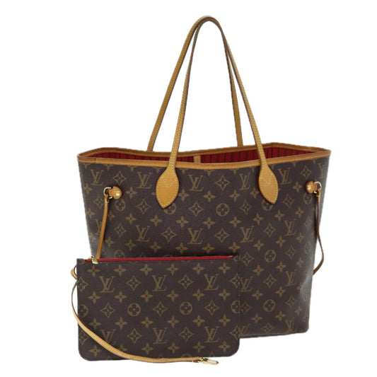 LOUIS VUITTON Monogram Neverfull MM Tote Bag M40156 LV 74751