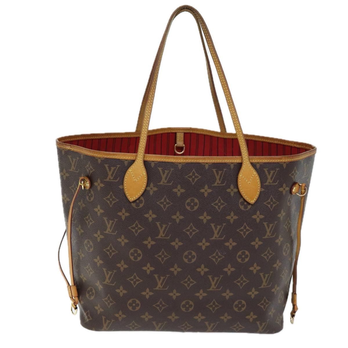 LOUIS VUITTON Monogram Neverfull MM Tote Bag M40156 LV 74751