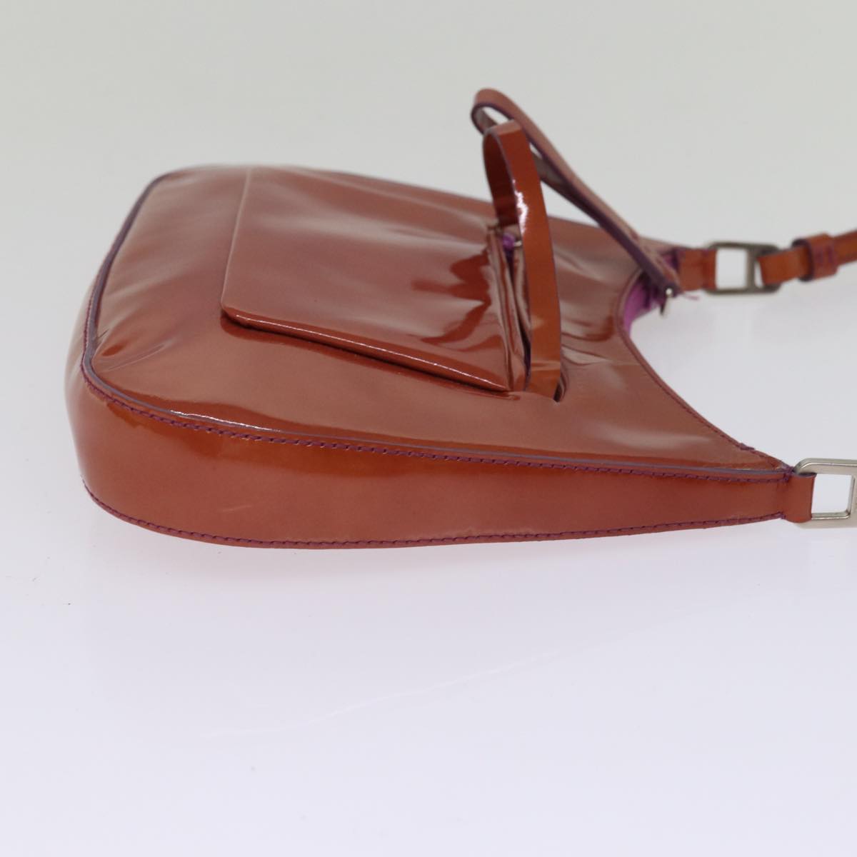 PRADA Shoulder Bag Enamel Pink  74776