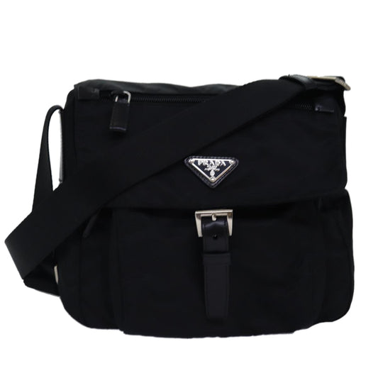 PRADA Shoulder Bag Nylon Black  74855
