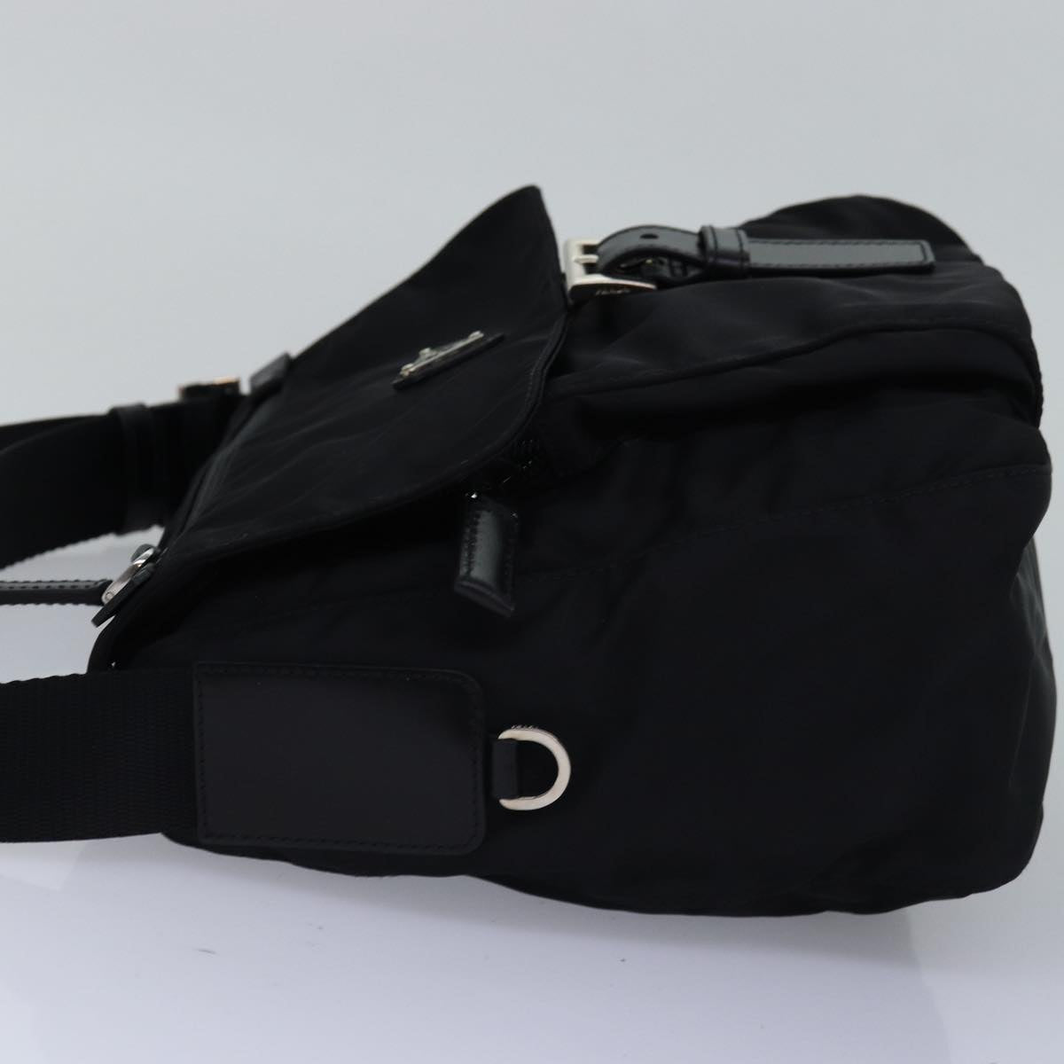 PRADA Shoulder Bag Nylon Black  74855