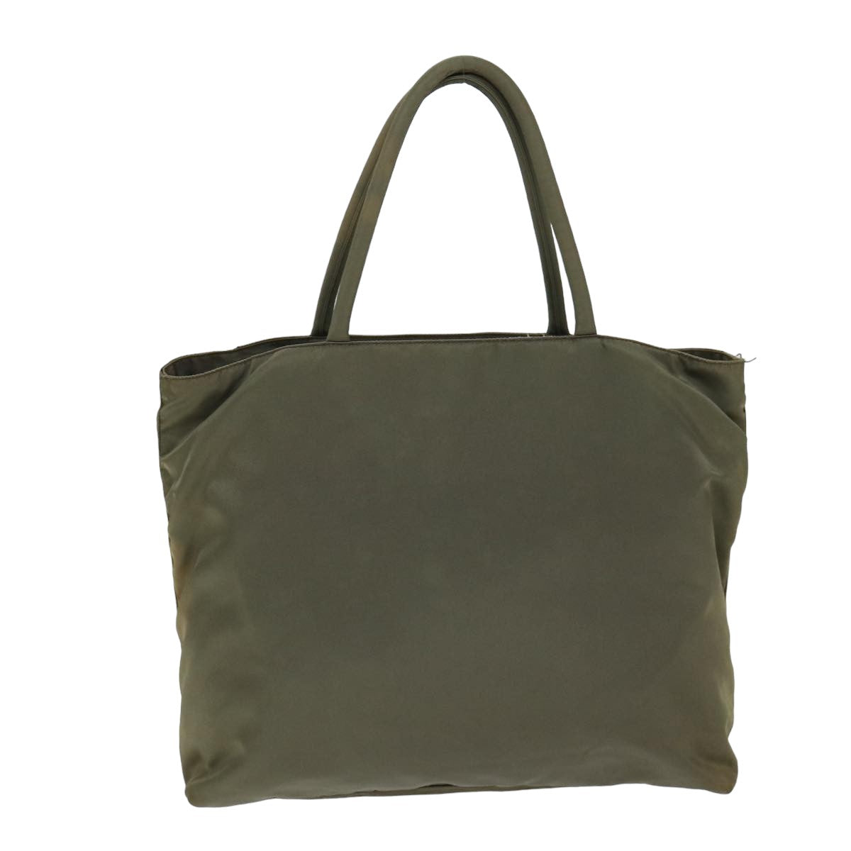 PRADA Hand Bag Nylon Khaki  74857