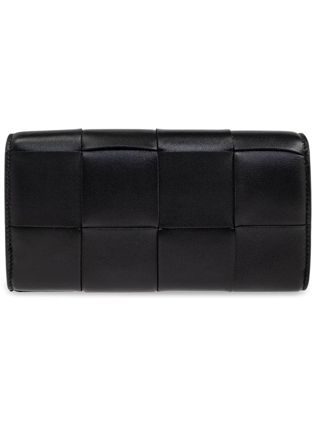 Bottega Veneta Bottega Veneta Leather Wallet, Women's, Black