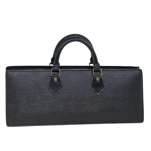 LOUIS VUITTON Epi Sac Triangle Hand Bag Black M52092 LV 74953