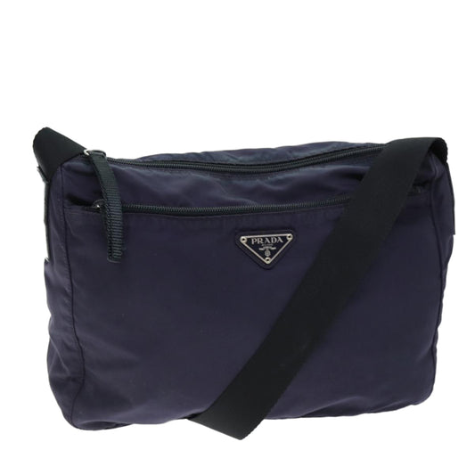 PRADA Shoulder Bag Nylon Purple  74964