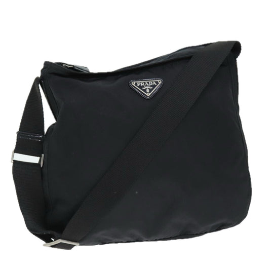 PRADA Shoulder Bag Nylon Black  74965
