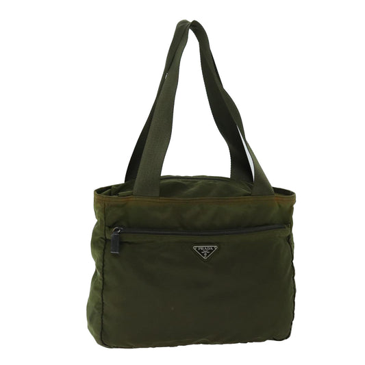 PRADA Tote Bag Nylon Khaki  74970