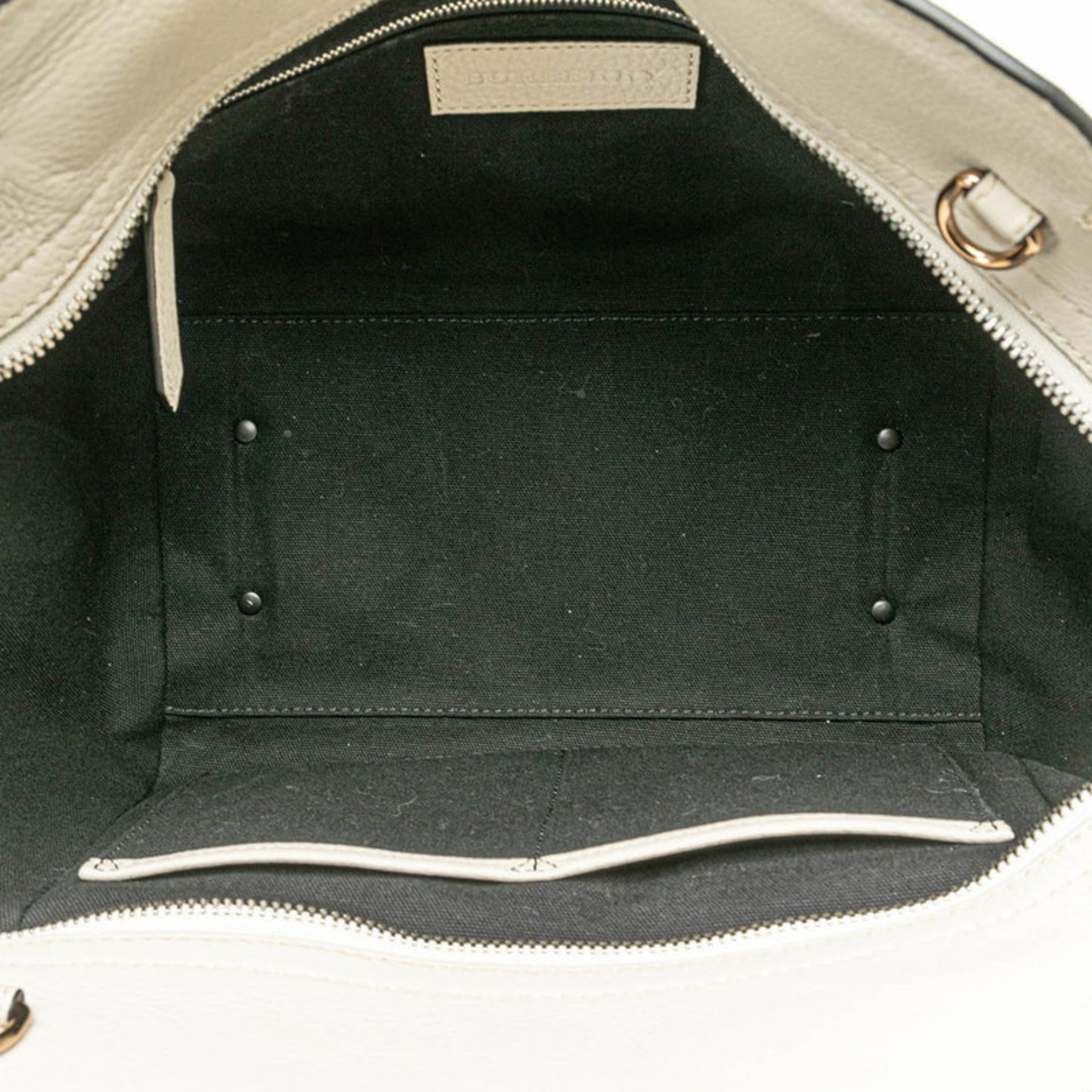 Burberry   Color  Leather Canvas Handbag Tote Bag ()