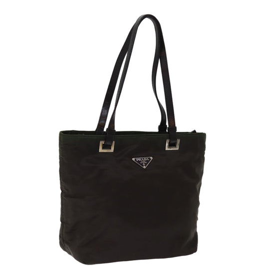 PRADA Tote Bag Nylon Khaki  75017