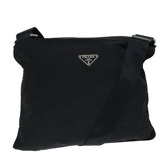 PRADA Shoulder Bag Nylon Black  75019