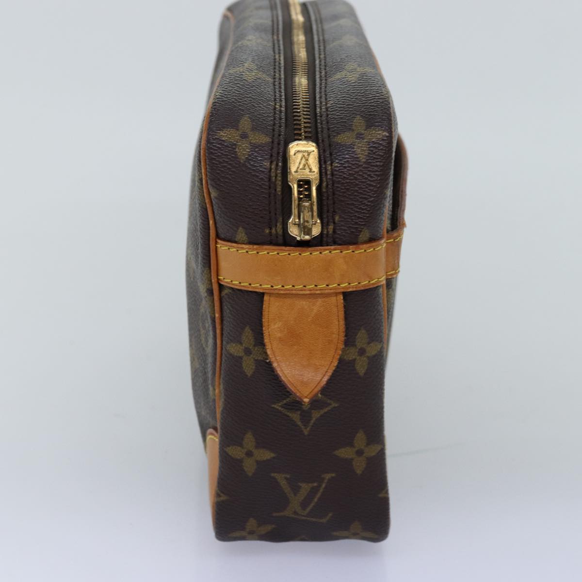LOUIS VUITTON Monogram Compiegne 28 Clutch Bag M51845 LV 75021