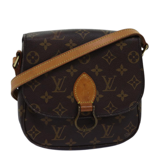 LOUIS VUITTON Monogram Saint Cloud MM Shoulder Bag M51243 LV 75029