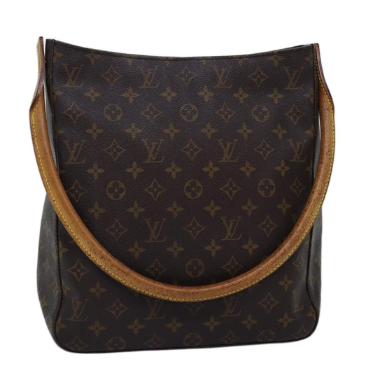LOUIS VUITTON Monogram Looping GM Shoulder Bag M51145 LV 75066