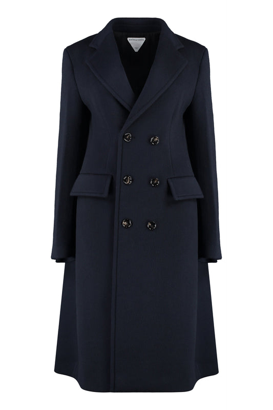 BOTTEGA VENETA Wool Blend Cape Jacket for Women