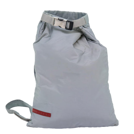 PRADA Sports Backpack Nylon Gray  75123