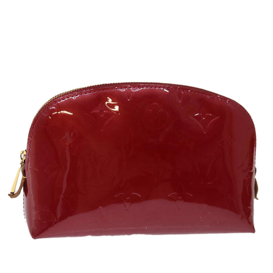LOUIS VUITTON Vernis Pochette Cosmetic Pouch Pomme D'amour M91496 LV 75151